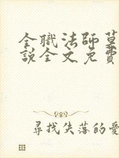 全职法师莫凡小说全文免费阅读全文