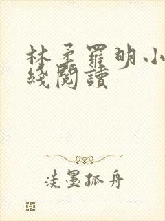 林柔罗明小说在线阅读