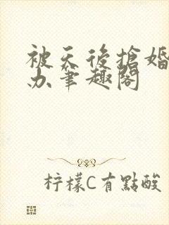 被天后抢婚怎么办笔趣阁