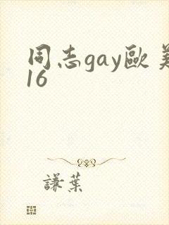 同志gay欧美16