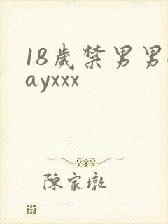 18岁禁男男gayxxx