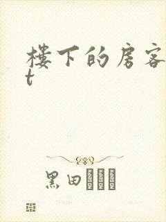 楼下的房客txt封面