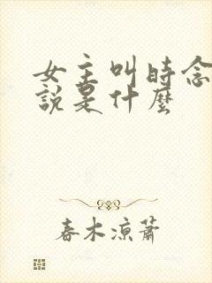 女主叫时念的小说是什么