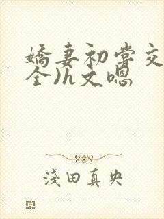 娇妻初尝交换(全)h文嗯