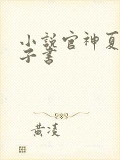 小说官神夏想电子书