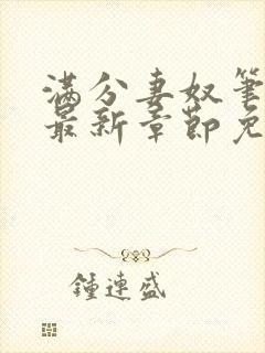 满分妻奴笔趣阁最新章节免费阅读全文