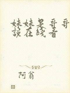 妹妹是哥哥的小说在线看