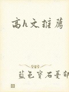 高h文推荐封面