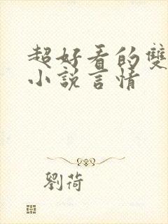 超好看的双男主小说言情