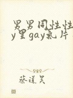 男男同性性gay里gay气片网站