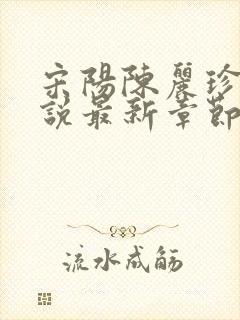 宋阳陈丽珍的小说最新章节免费阅读无弹窗