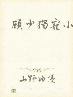 顾少独宠小娇妻封面