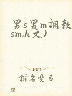 男s男m调教(sm,h文)