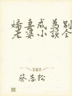 娇妻成为别人的老婆小说全文阅读免