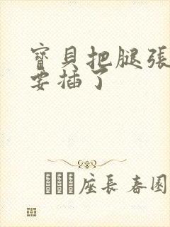 宝贝把腿张开我要插了