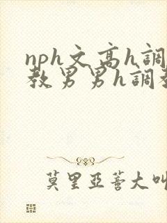 nph文高h调教男男h调教