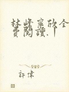 林峰宁欣全文免费阅读.丨封面
