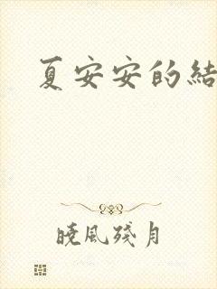 夏安安的结局