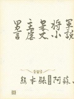 男主是将军的古言虐文小说封面