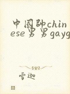 中国帅chinese男男gaygay网站xnxx