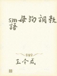 sm母狗调教淫语