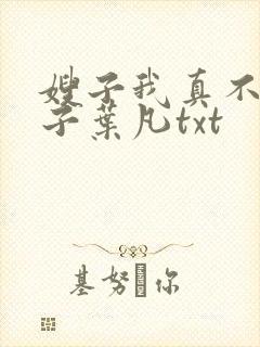 嫂子我真不是傻子叶凡txt