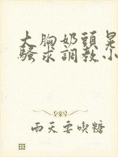 大胸奶头晃着发骚求调教小说封面