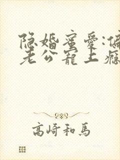 隐婚蜜爱:偏执老公宠上瘾txt