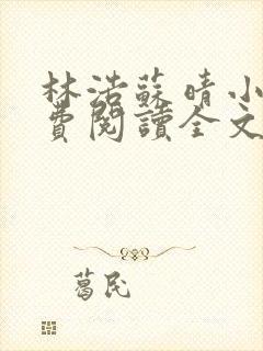 林浩苏晴小说免费阅读全文最新章节