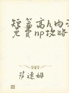 短篇高h肉汁文免费np攻略