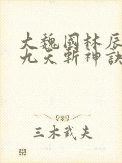 大魏国林辰小说九天斩神诀笔趣阁