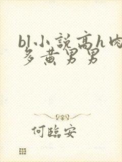 bl小说高h肉多黄男男