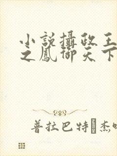 小说摄政王冷妃之凤御天下