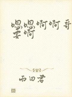 嗯嗯啊啊哥哥不要啊封面