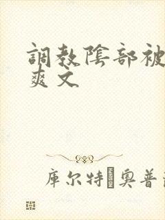 调教阴部被塞满爽文