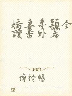 娇妻梦颖全文阅读番外篇