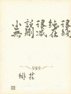 小说很纯很暧昧无删减在线阅读