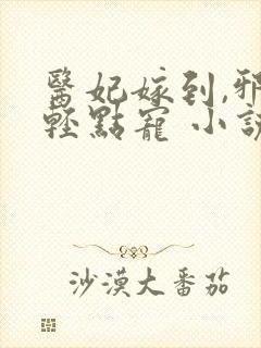 医妃嫁到,邪王轻点宠 小说