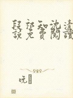 段祁知沈清鸢小说免费阅读最新章节封面