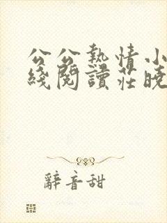 公公热情小说在线阅读庄晓慧全文