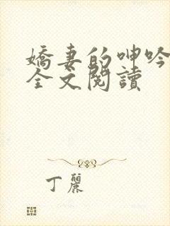 娇妻的呻吟梦颖全文阅读封面