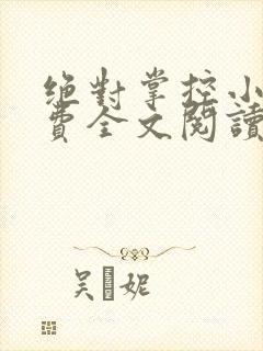 绝对掌控小说免费全文阅读笔趣阁