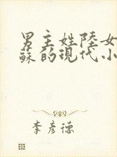 男主姓陆女主姓苏的现代小说