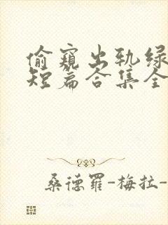 偷窥出轨绿帽癖短篇合集全文