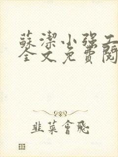 苏洁小强工地情全文免费阅读