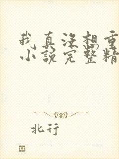 我真没想重生啊小说完整精校版