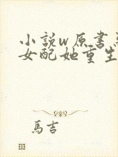 小说w原书恶毒女配她重生了,