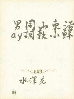 男同山东浩浩gay调教小鲜肉