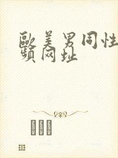 欧美男同性恋视频网址