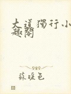 大道独行小说笔趣阁